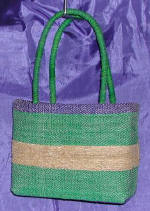 woman woven handbag by art export bali indonesia