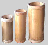 bamboo vases