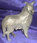 Silver Plated Bronze Wolf