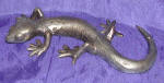 Silver Plated Bronze Gecko