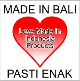 Produits fabriqués en Indonésie avec amour