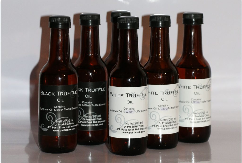 200ml truffle oil in glass bottles