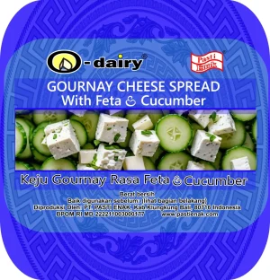 Keju Gournay Feta dan Mentimun
